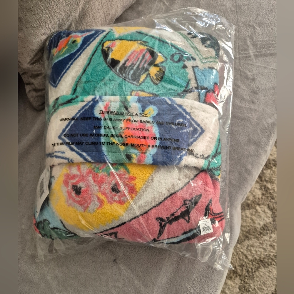 Vera Bradley Fish Travel Blanket